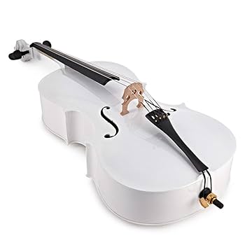 Student 1/2 Size Cello by Gear4music, White : Amazon.co.uk